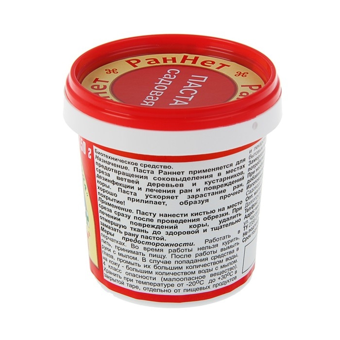 Паста для заживления повреждений садовых деревьев РанНет  150 г Паста для заживления повреждений садовых деревьев РанНет  150 г