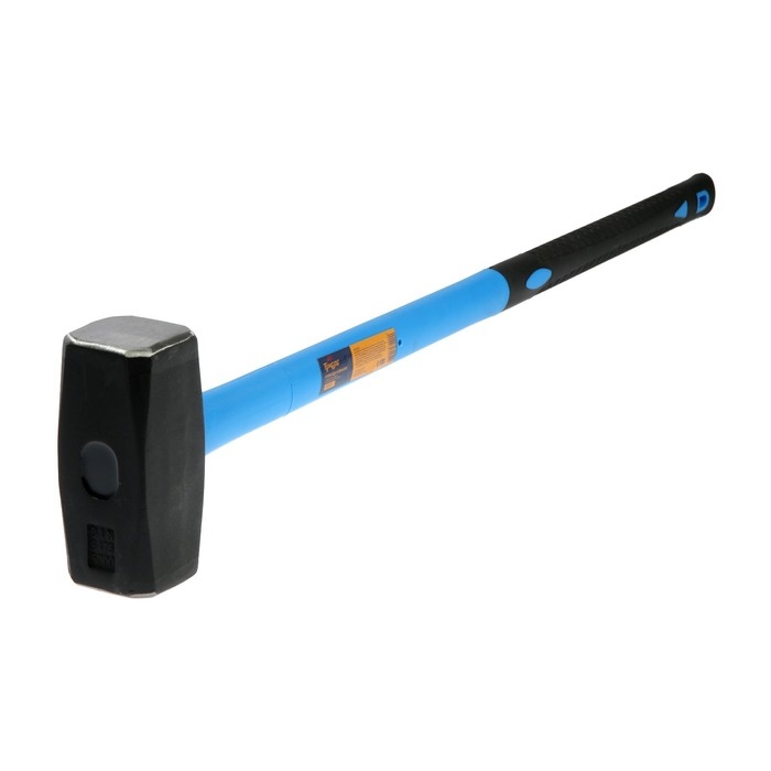 Кувалда кованая ТУНДРА, удлиненная фиберглассовая трехкомпонентная рукоятка, 5 кг Кувалда кованая ТУНДРА, удлиненная фиберглассовая трехкомпонентная рукоятка, 5 кг