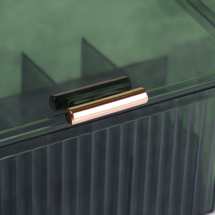 Органайзер для хранения «GREEN», 15 секций, 14 × 10,5 см, цвет зелёный