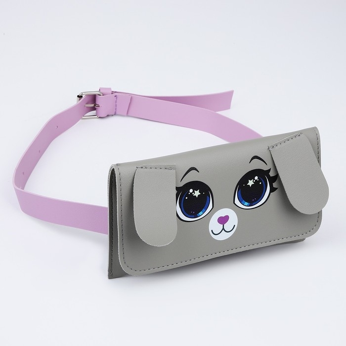 Сумка поясная конверт «Зайка» , 19х11 см Сумка поясная конверт «Зайка» , 19х11 см