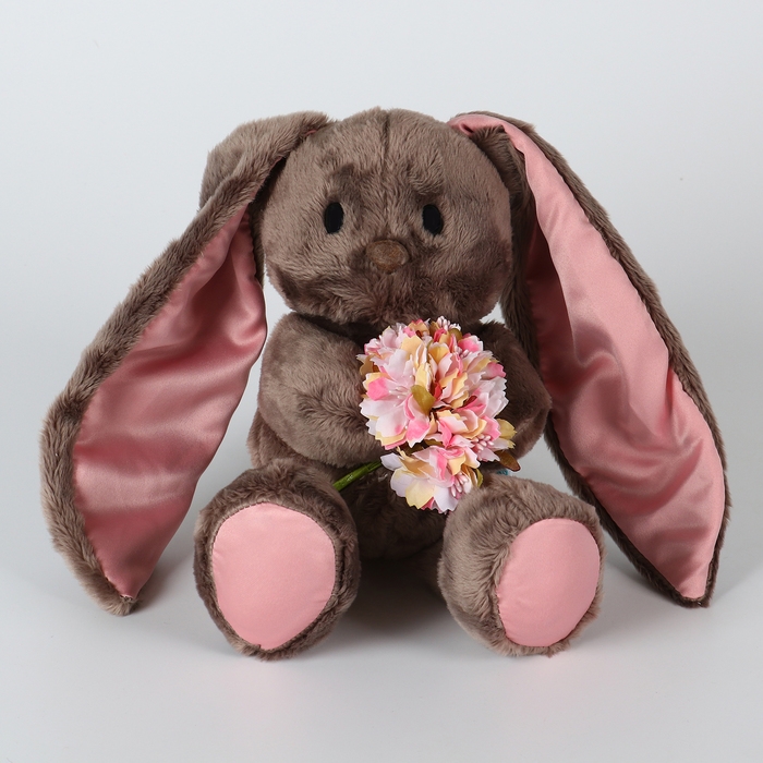 Мягкая игрушка «Li с цветами», заяц, 25 см Мягкая игрушка «Li с цветами», заяц, 25 см