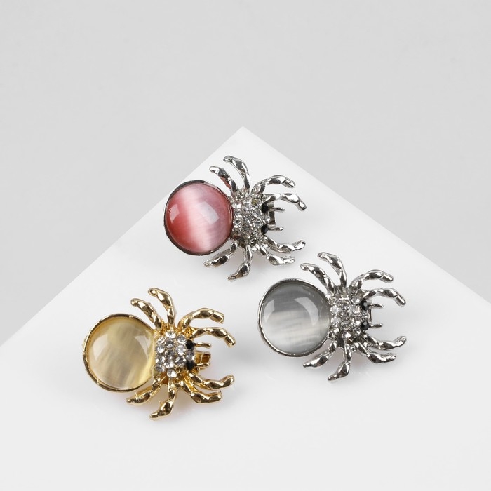 Брошь «Ассорти» паучок, цвет МИКС (неделимая фасовка 12 шт., цена за шт.) Брошь «Ассорти» паучок, цвет МИКС (неделимая фасовка 12 шт., цена за шт.)