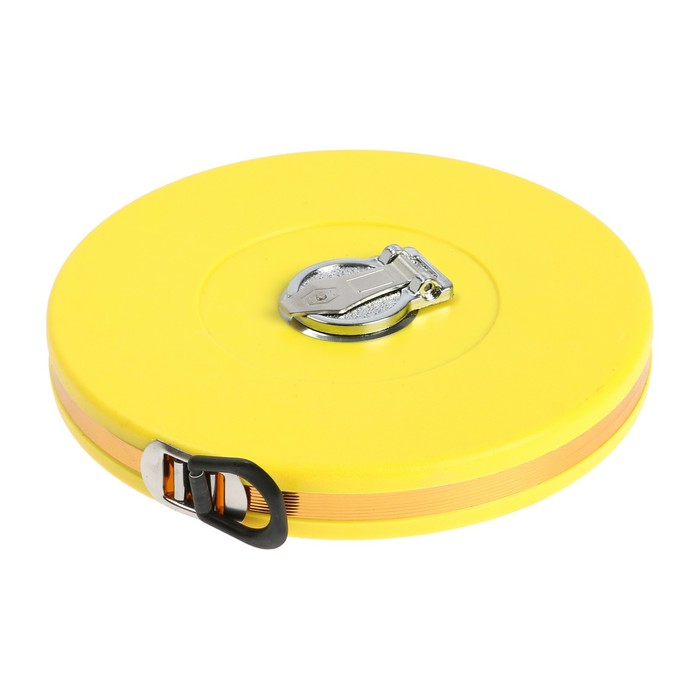 Рулетка геодезическая ТУНДРА, фиберглассовая лента, закрытый корпус, 50 м х 13 мм Рулетка геодезическая ТУНДРА, фиберглассовая лента, закрытый корпус, 50 м х 13 мм