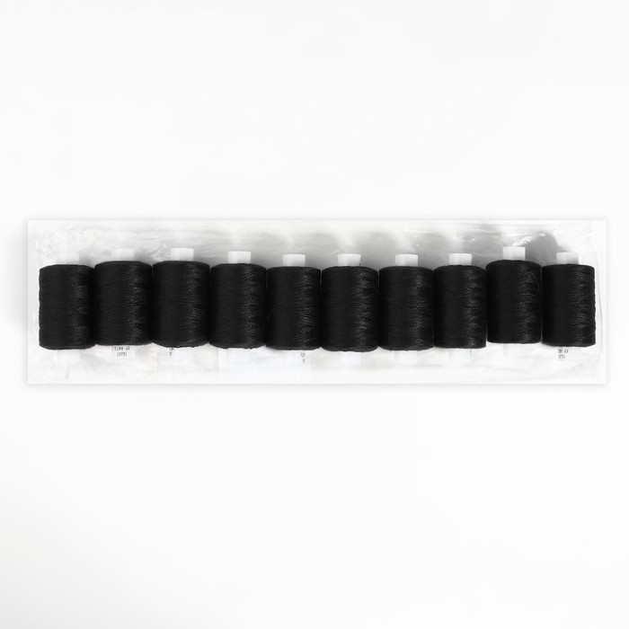 Нитки обувные, 100ЛЛ, 200 м, цвет чёрный, цена за 1 штуку Нитки обувные, 100ЛЛ, 200 м, цвет чёрный, цена за 1 штуку