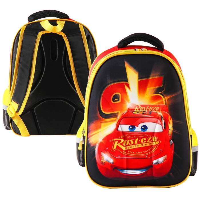 Рюкзак школьный, 39 см х 30 см х 14 см Рюкзак школьный, 39 см х 30 см х 14 см "95", Тачки