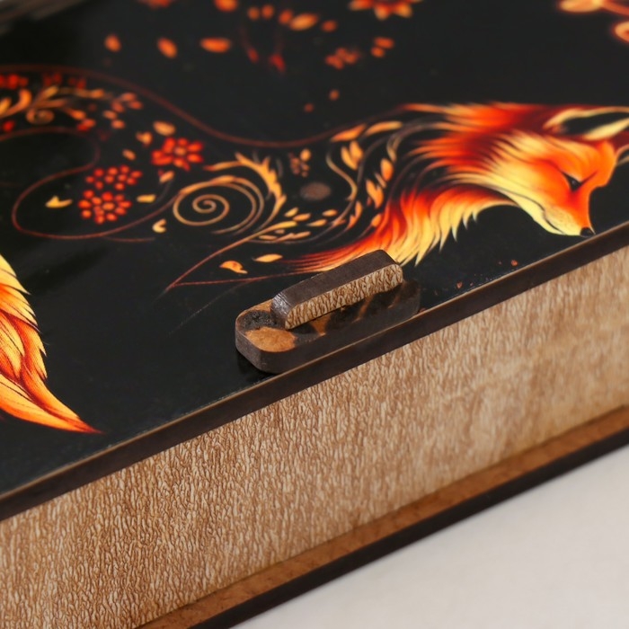 Шкатулка  Шкатулка "Лиса" 17х8,5х3,5 см