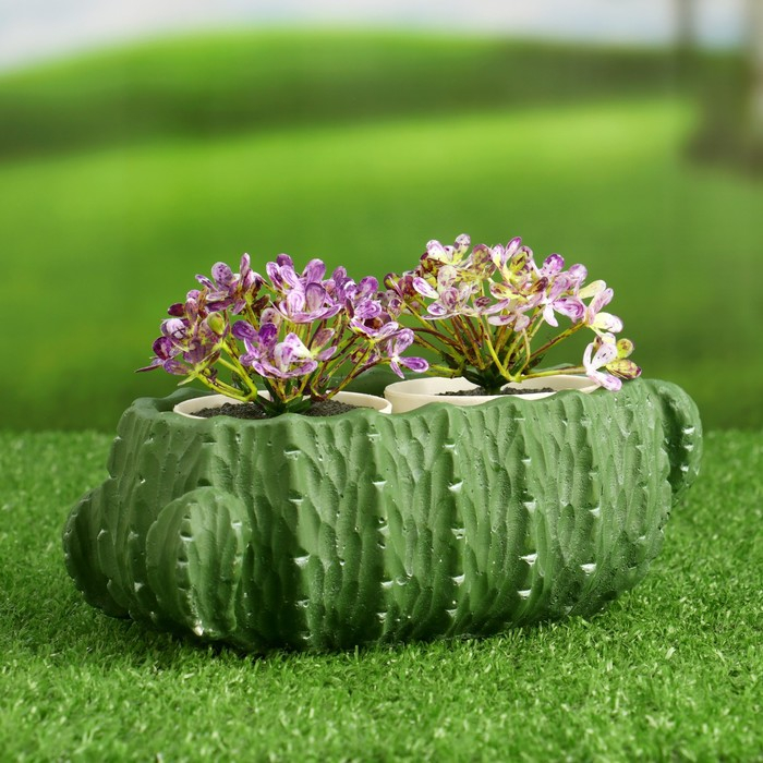 Кашпо - бонсай Кашпо - бонсай "Кактус" 19х7х9см