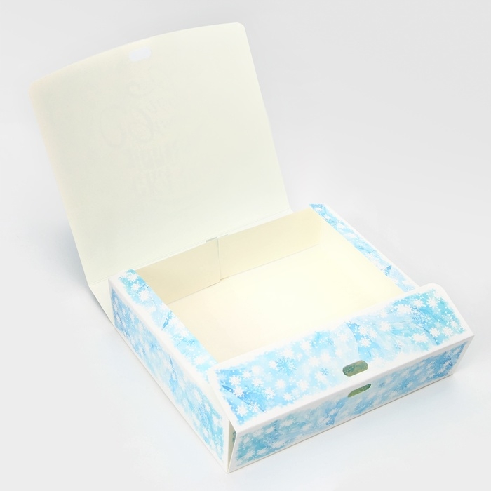 Новый год. Коробка подарочная новогодняя складная, упаковка, «Сказке Быть», 20 × 18 × 5 см . Новый год. Коробка подарочная новогодняя складная, упаковка, «Сказке Быть», 20 × 18 × 5 см .