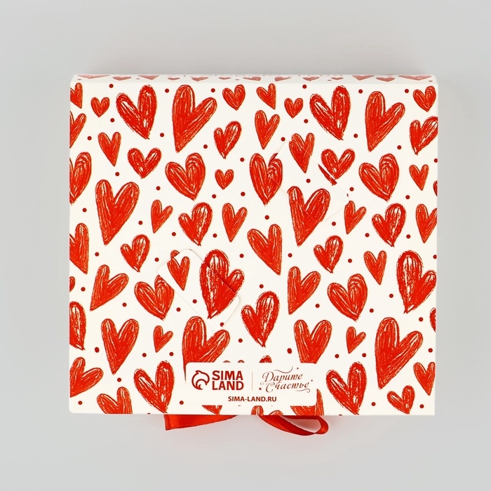 Коробка под 9 конфет с ячейками «Я люблю тебя» 14.5 х 13.5 х 3.5 см Коробка под 9 конфет с ячейками «Я люблю тебя» 14.5 х 13.5 х 3.5 см
