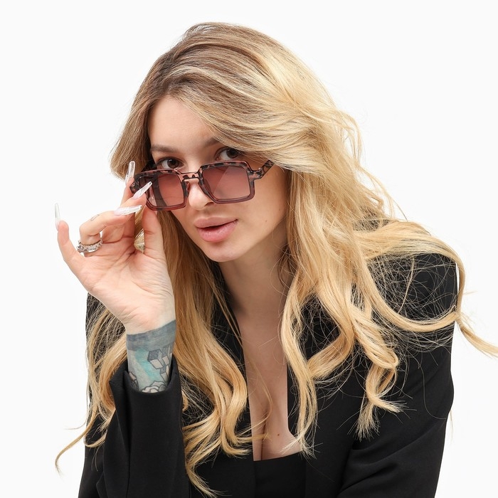 Очки солнцезащитные OneSun, uv 400, дужка 15 см, ширина 14.5 см, линза 3.6 х 4.5 см Очки солнцезащитные OneSun, uv 400, дужка 15 см, ширина 14.5 см, линза 3.6 х 4.5 см