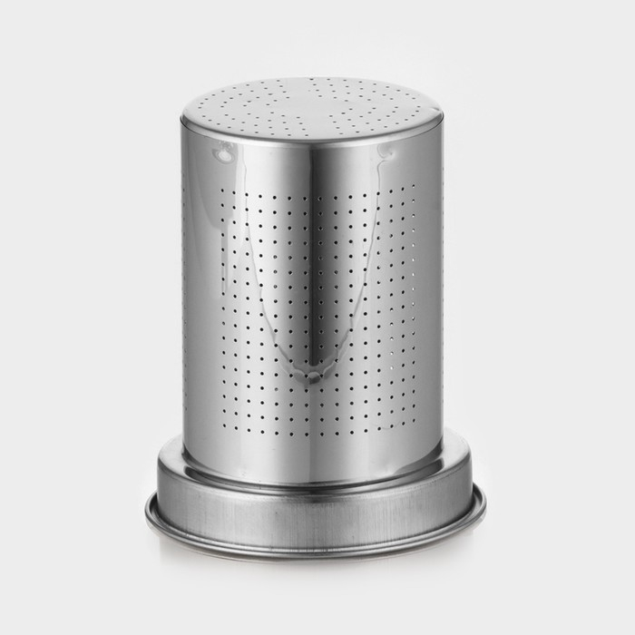 Чайник заварочный из нержавеющей стали «Леранс», 1,2 л, металлическое сито, цвет хромированный Чайник заварочный из нержавеющей стали «Леранс», 1,2 л, металлическое сито, цвет хромированный