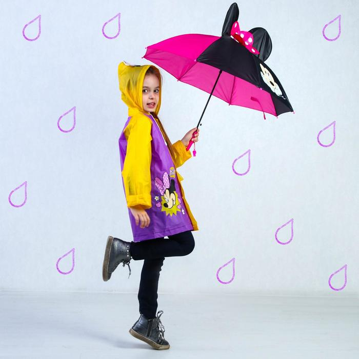 Дождевик детский, размер M, 100-110 см , Минни Маус Дождевик детский, размер M, 100-110 см , Минни Маус