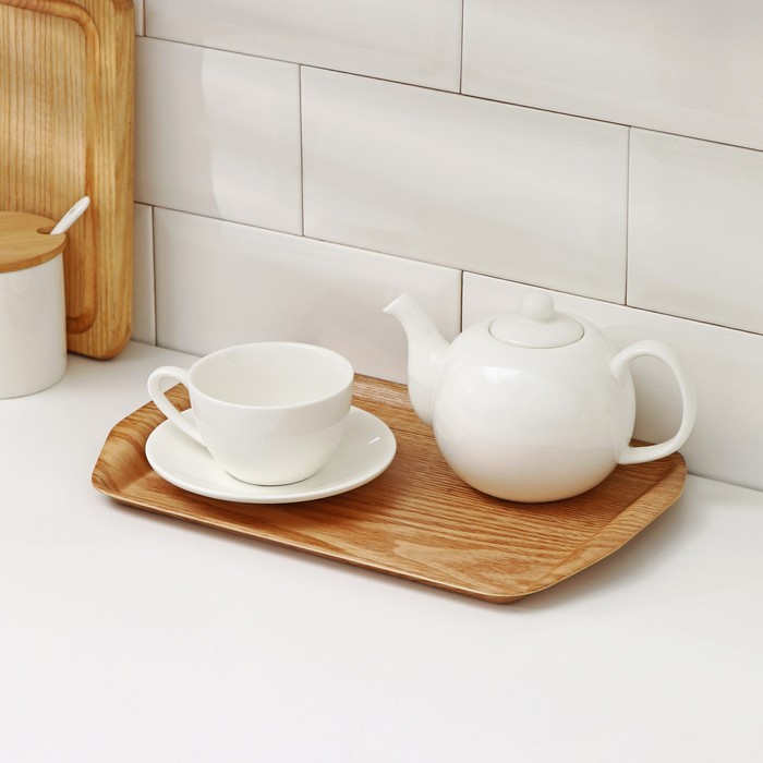 Поднос для завтрака Доляна «Заря», 30×20 см, бамбук Поднос для завтрака Доляна «Заря», 30×20 см, бамбук