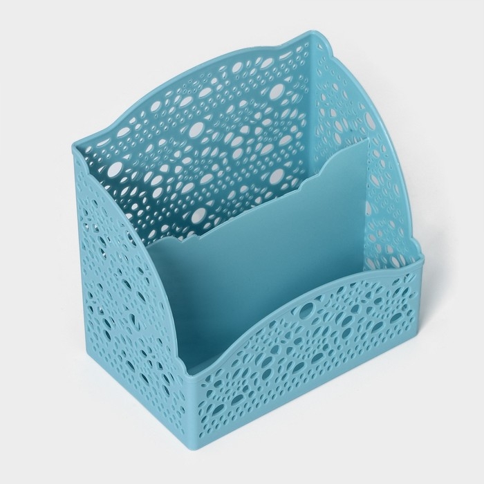 Корзина для хранения «Ажур», 2 отделения, 13,3×8,3×13,2 см, цвет МИКС Корзина для хранения «Ажур», 2 отделения, 13,3×8,3×13,2 см, цвет МИКС