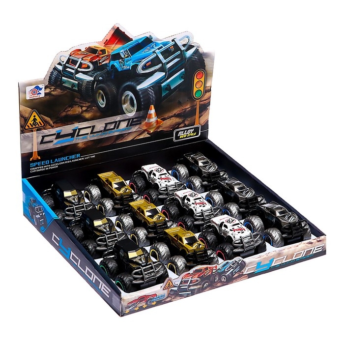 Машина металлическая «Бигфут», инерция, МИКС Машина металлическая «Бигфут», инерция, МИКС