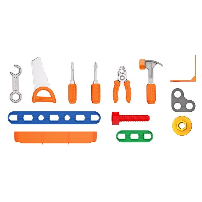 Набор инструментов в чемодане, с конструктором из 47 элементов Набор инструментов в чемодане, с конструктором из 47 элементов