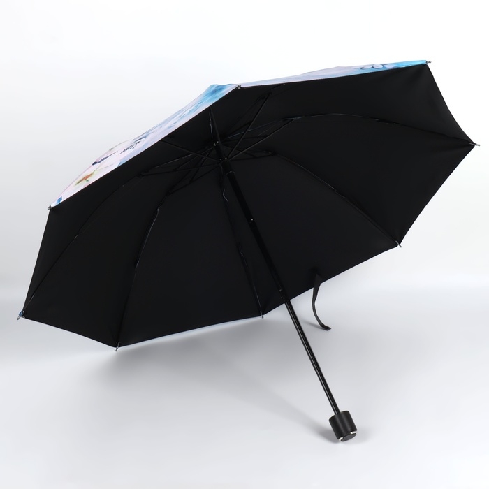 Зонт механический «Воздушные цветы», эпонж, 4 сложения, 8 спиц, R = 48/55 см, D = 110 см, цвет МИКС Зонт механический «Воздушные цветы», эпонж, 4 сложения, 8 спиц, R = 48/55 см, D = 110 см, цвет МИКС