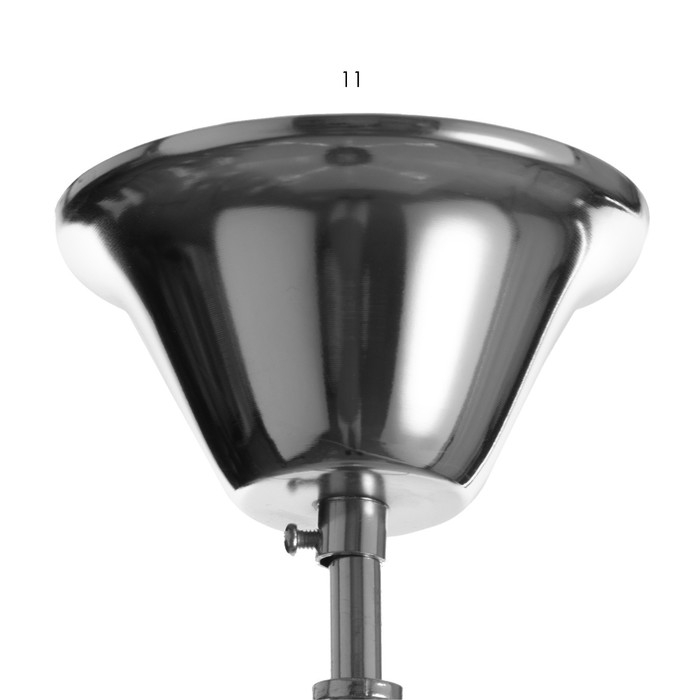 Люстра  Люстра "Харми" 3хE27 40Вт серебро 58х58х41 см BayerLux