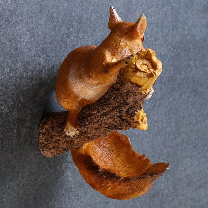 Подвесной декор  Подвесной декор "Белка на ветке" 26х21х12см