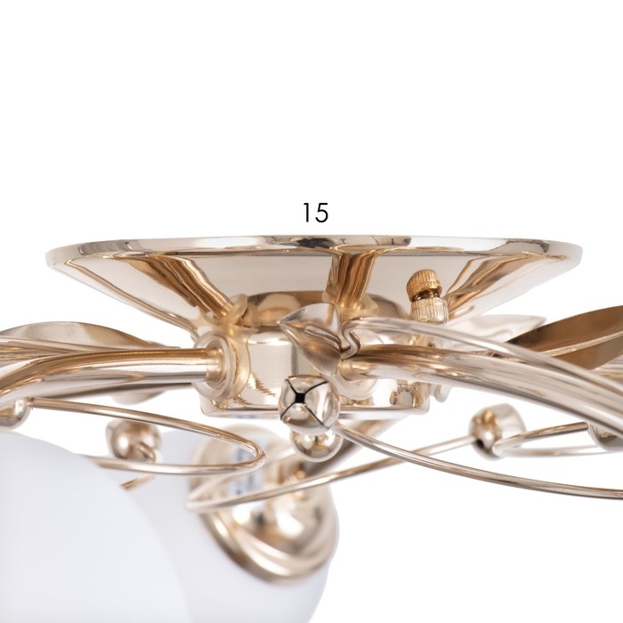 Люстра потолочная Кера 5х60Вт Е14 Золото 56x56x18 см Люстра потолочная Кера 5х60Вт Е14 Золото 56x56x18 см