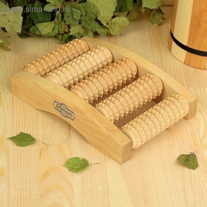 Массажер банный для ног Массажер банный для ног "Добропаровъ" роликовый, комбинированный, малый