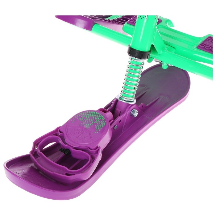 Снегокат Nika Snowdrive Neon, СНД3N/G, цвет неон/фиолетовый Снегокат Nika Snowdrive Neon, СНД3N/G, цвет неон/фиолетовый