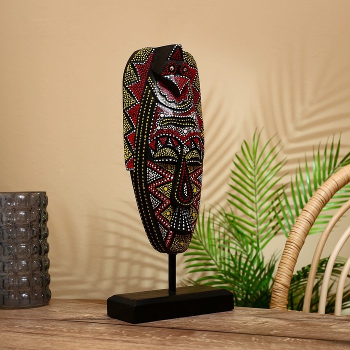 Маска Маска "Чудо" на подставке, албезия 15х10х43 см