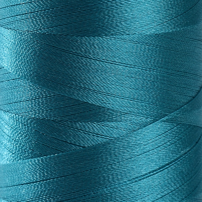 Нить атласная, 120D/2, 700 м, цвет голубой №640 Нить атласная, 120D/2, 700 м, цвет голубой №640