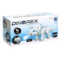 Робот динозавр Dinorex IQ BOT, интерактивный: световые и звуковые эффекты, на батарейках