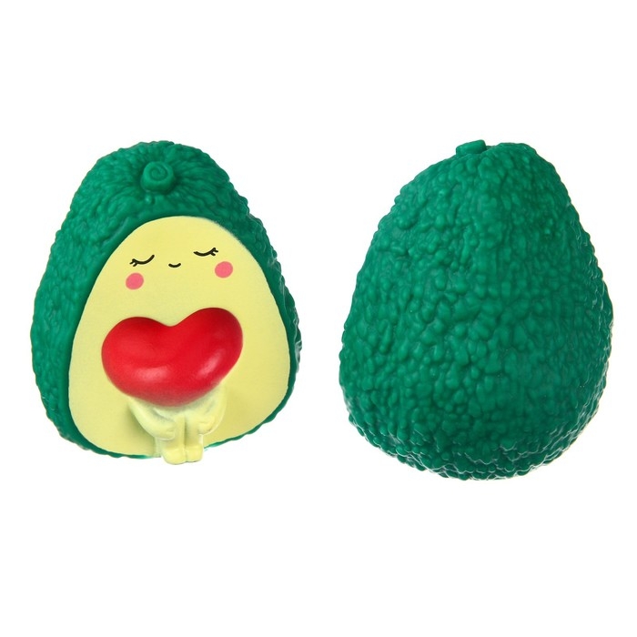Набор резиновых игрушек для ванны &laquo;Авокадики&raquo;, 6,5 см, 2 шт, Крошка Я