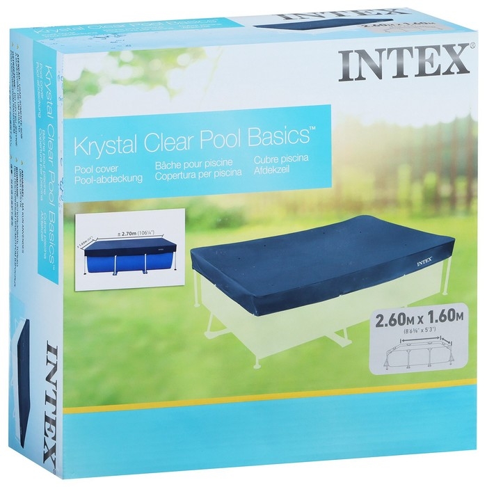 Тент на каркасный бассейн 260 х 160 см 28036 Тент на каркасный бассейн 260 х 160 см 28036