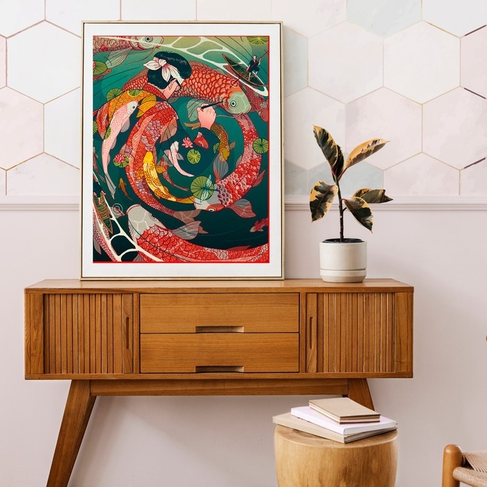 Картина по номерам «Японская гравюра», 40 × 50 см, 21 цвет Картина по номерам «Японская гравюра», 40 × 50 см, 21 цвет