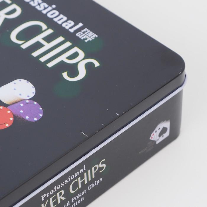 Покер, набор для игры (карты 2 колоды, фишки 100 шт.), с номиналом, 20 х 20 см Покер, набор для игры (карты 2 колоды, фишки 100 шт.), с номиналом, 20 х 20 см