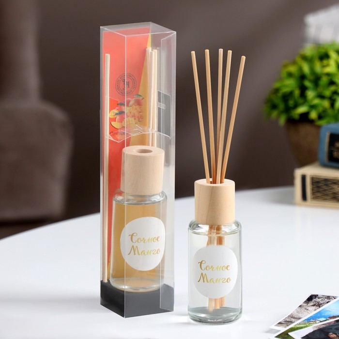 Диффузор ароматический Диффузор ароматический "Модерн", 50 мл, Сочное манго, "Богатство Аромата"