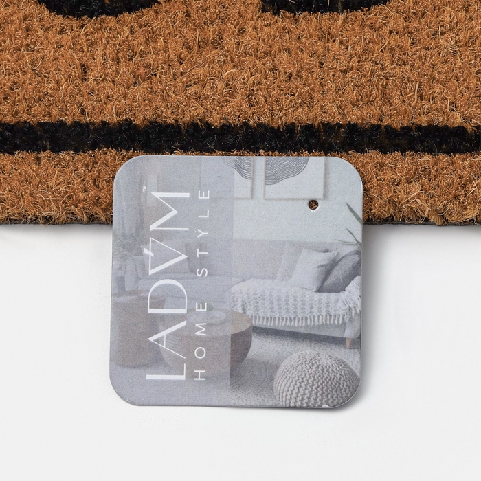 Коврик придверный LaDо́m, 40×60 см, кокосовое волокно Коврик придверный LaDо́m, 40×60 см, кокосовое волокно