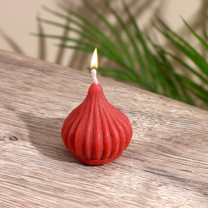 Свеча  Свеча "Луковица" 5х5х5 см, соевый воск МИКС