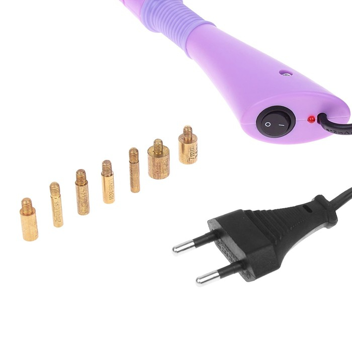 Термо-аппликатор для наклеивания страз, 7 насадок, №ОР-01 Термо-аппликатор для наклеивания страз, 7 насадок, №ОР-01