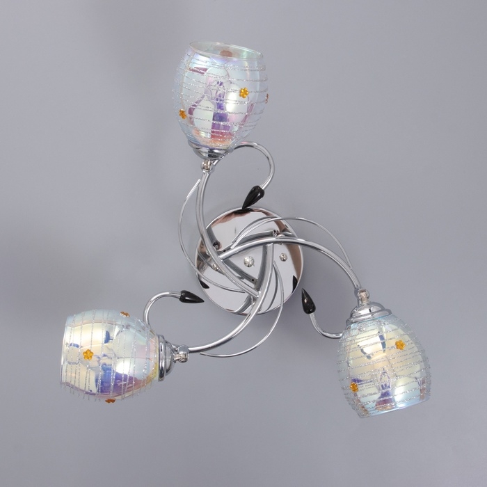 Люстра Люстра "Аббелла" 3х40Вт Е27 Хром МОДЕЛЬ: 2612381