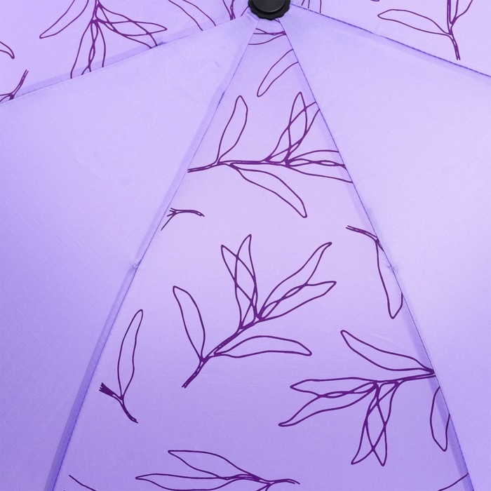 Зонт женский механический «Веточки», 8 спиц, d=95, цвет сиреневый Зонт женский механический «Веточки», 8 спиц, d=95, цвет сиреневый