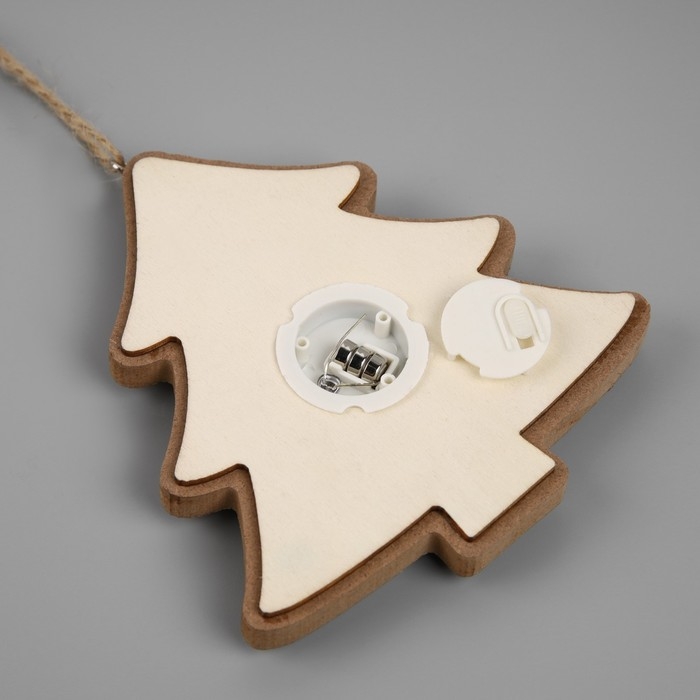 Подвеска световая Подвеска световая "Зайка и белка", 11х12 см, LR41x3 (в компл.), свечение тёплое белое