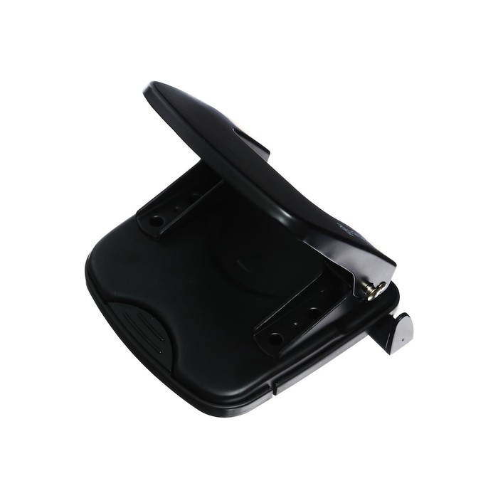 Дырокол металлический 25 листов, Attomex, форматная линейка, чёрный Дырокол металлический 25 листов, Attomex, форматная линейка, чёрный