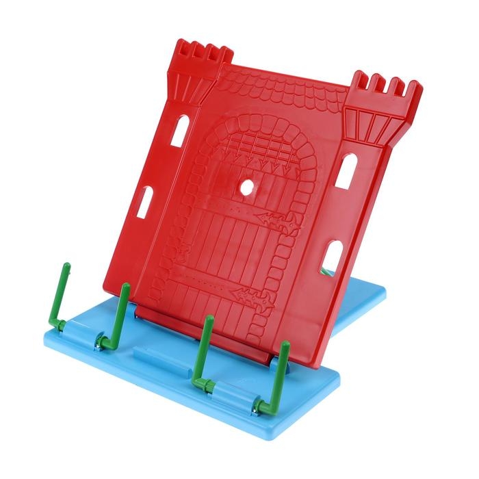 Подставка для книг пластиковая, УНИ Подставка для книг пластиковая, УНИ "Замок", МИКС