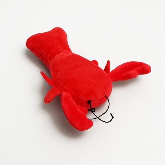 Игрушка для собак «Лобстер» со спрятанной пищалкой, 15-20 см, красный Игрушка для собак «Лобстер» со спрятанной пищалкой, 15-20 см, красный