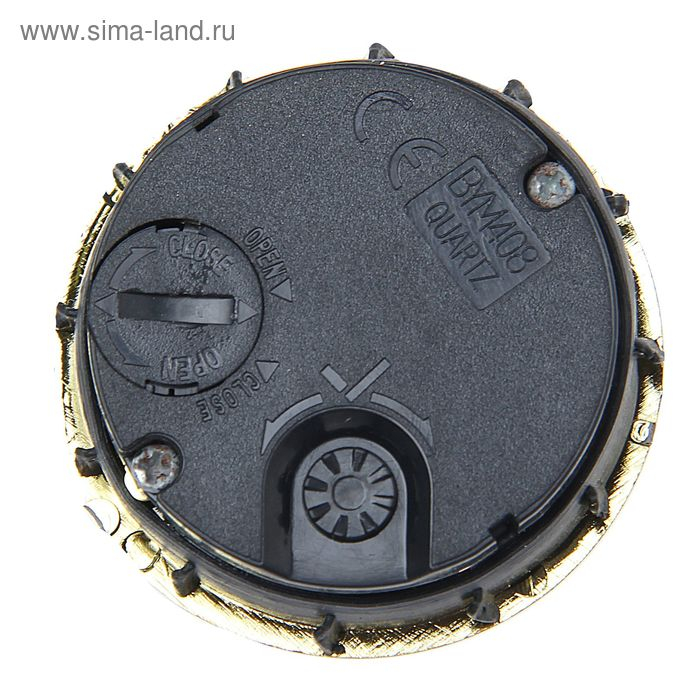 Сувенир полистоун Сувенир полистоун "Английский шарж-Бульдог барабанщик с часами" 39х12х14,5 см