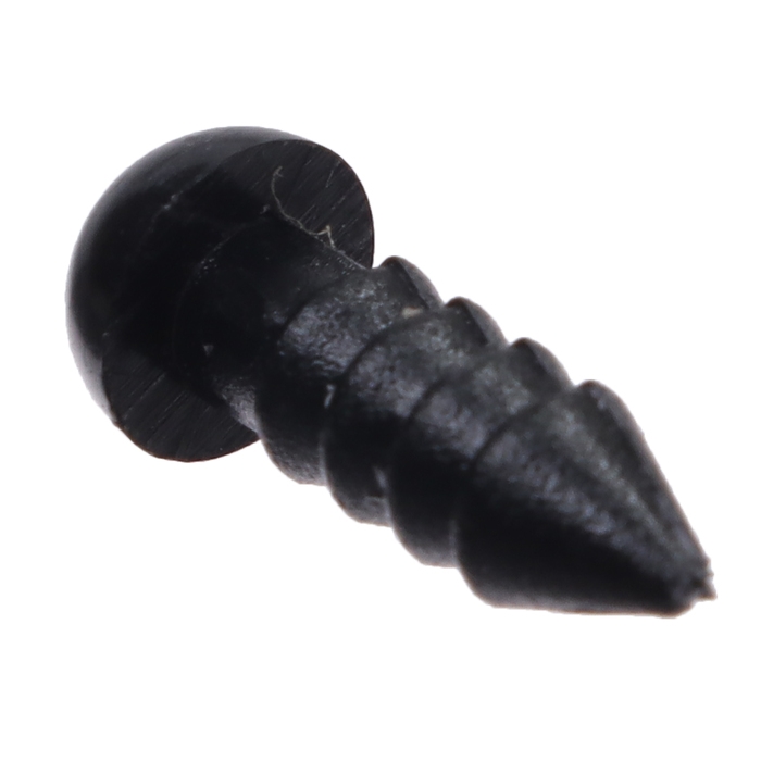 Глаза винтовые с заглушками, набор 50 шт., размер 1 шт. — 0,6 см, цвет чёрный Глаза винтовые с заглушками, набор 50 шт., размер 1 шт. — 0,6 см, цвет чёрный