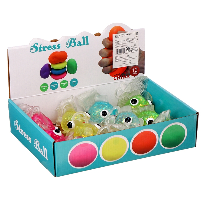 Мялка Мялка "Рыбка", цвета МИКС