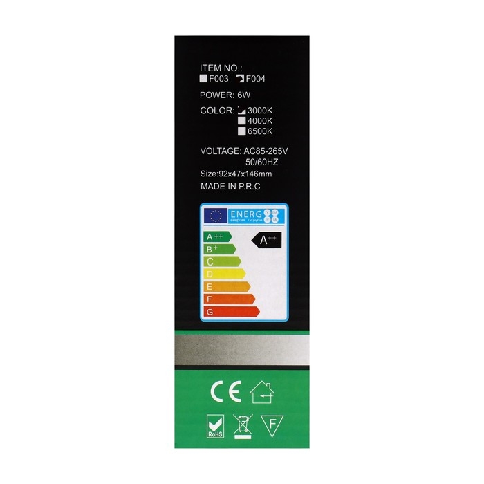 Светильник фасадный «Глосс», FSD-045, 6 Вт, 3000К, 3 луча, IP65, 220 В, пластик, черный Светильник фасадный «Глосс», FSD-045, 6 Вт, 3000К, 3 луча, IP65, 220 В, пластик, черный