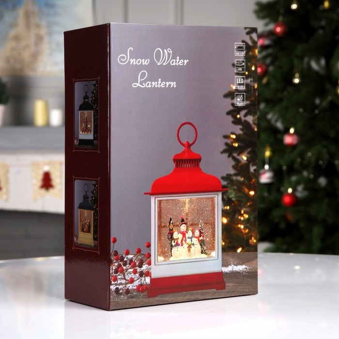 Светодиодная фигура «Хоровод в фонаре» 16.5 × 26.5 × 7.8 см, пластик, батарейки ААх3 (не в комплекте), USB, свечение тёплое белое Светодиодная фигура «Хоровод в фонаре» 16.5 × 26.5 × 7.8 см, пластик, батарейки ААх3 (не в комплекте), USB, свечение тёплое белое