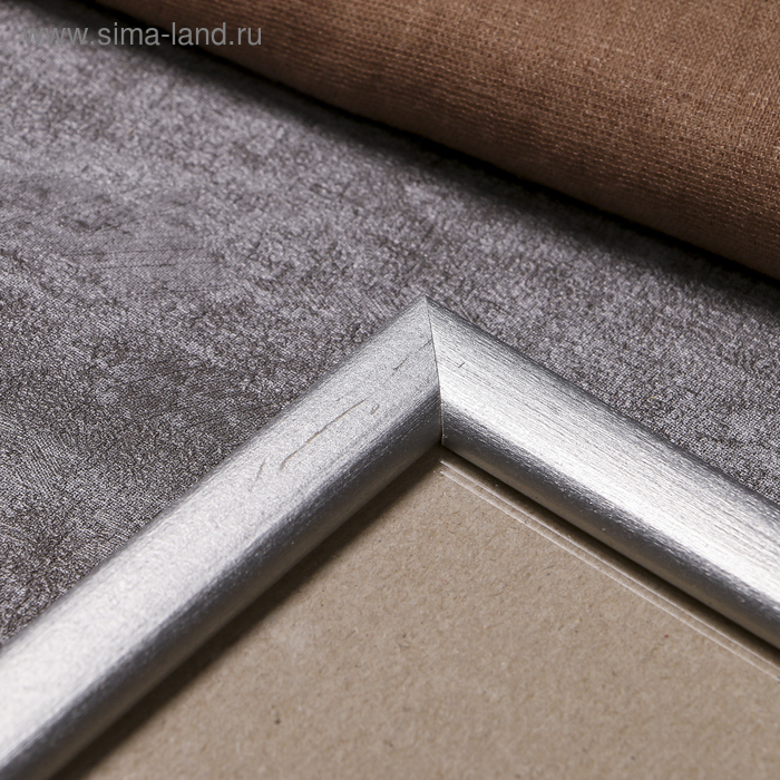 Фоторамка сосна с19 серебро 40х50 см (пластиковый экран) Фоторамка сосна с19 серебро 40х50 см (пластиковый экран)