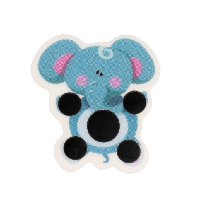 Детский термометр - наклейка налобный   Детский термометр - наклейка налобный  "Слоненок", до 40°, 4,5 х 3 см